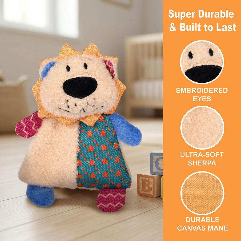 Squeaky Stuffed Crinkle Dog Toy
