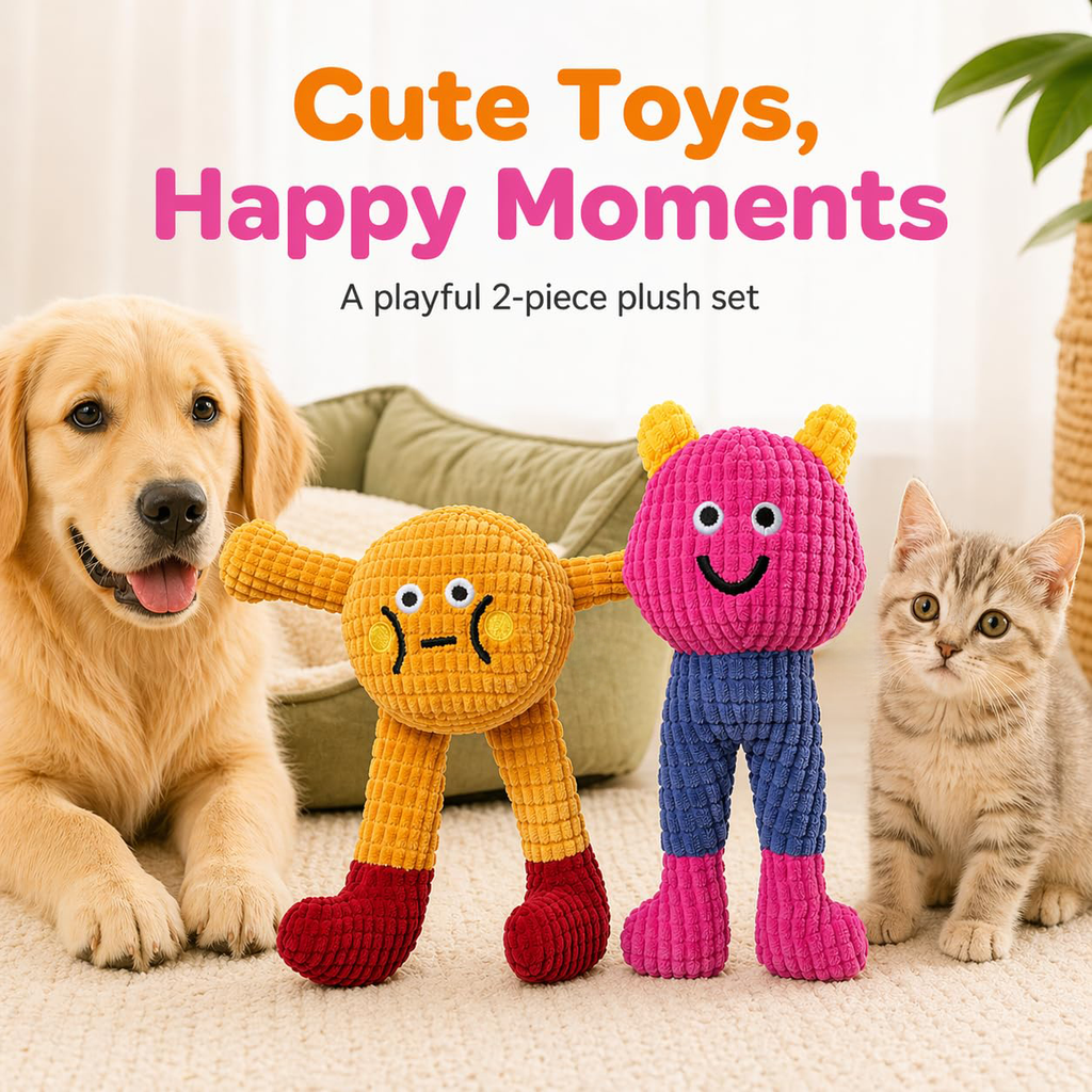 Cat & Dog Catnip Chew Toy 2-Pack
