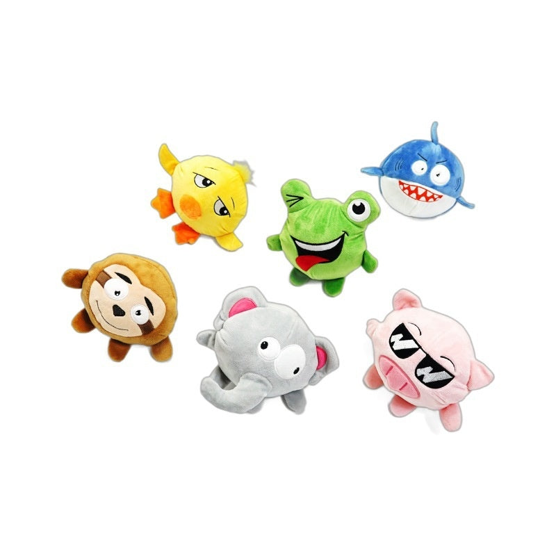 Teething And Dental-cleaning Plush Puppy Toss-and-fetch Toy
