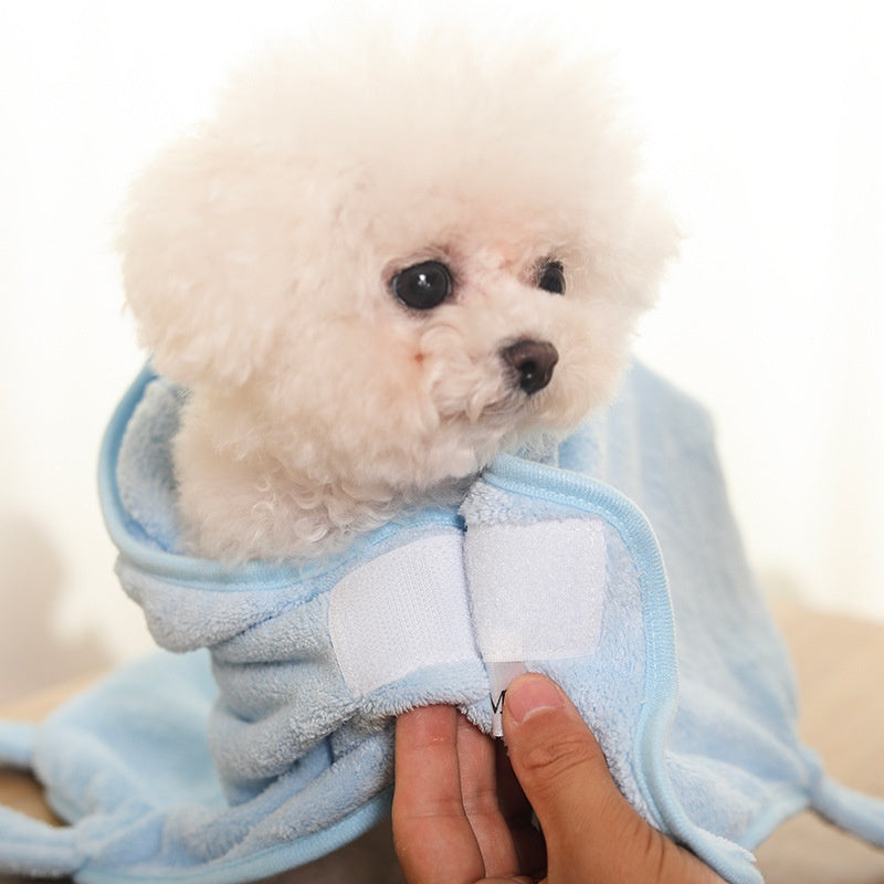 Quick-Dry Pet Bath Towel for Dogs & Cats
