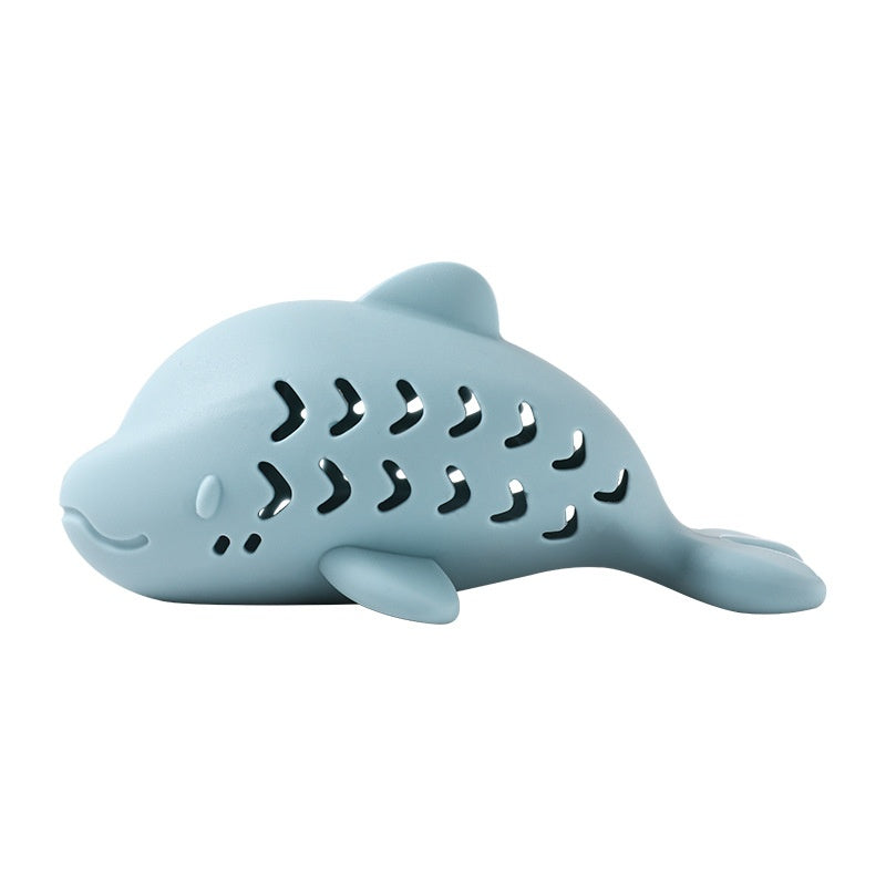 Cat Treat-Dispensing Fish Chew Toy