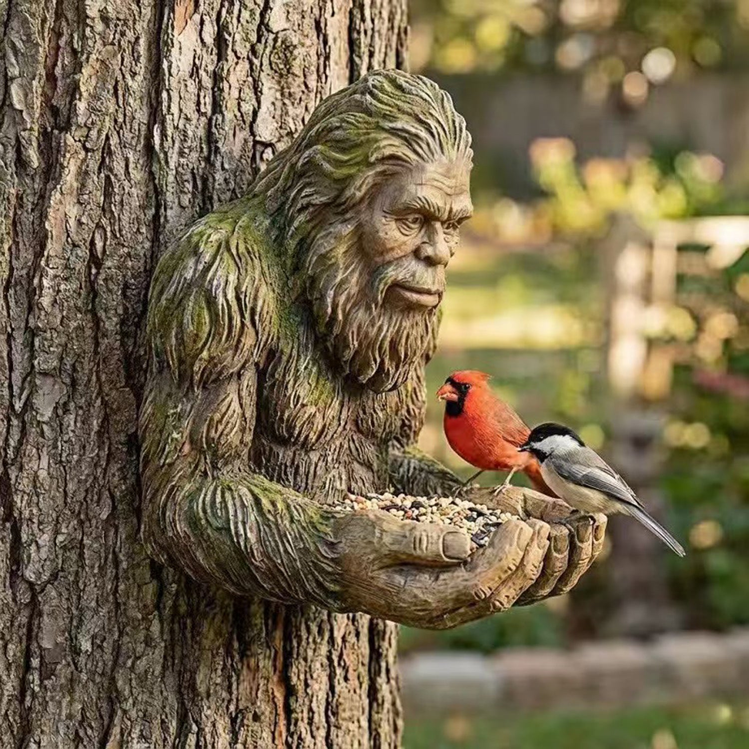 Outdoor Bird Foraging Feeder