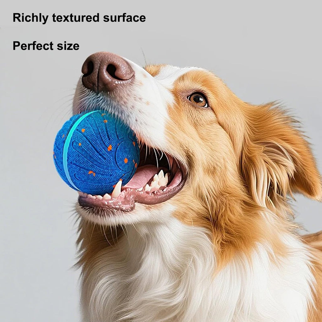 Interactive Dog Toys Ball, Smart Moving Bouncing Dog Ball With Colorful Lights, Automatic Moving, Bouncing And Rotating,