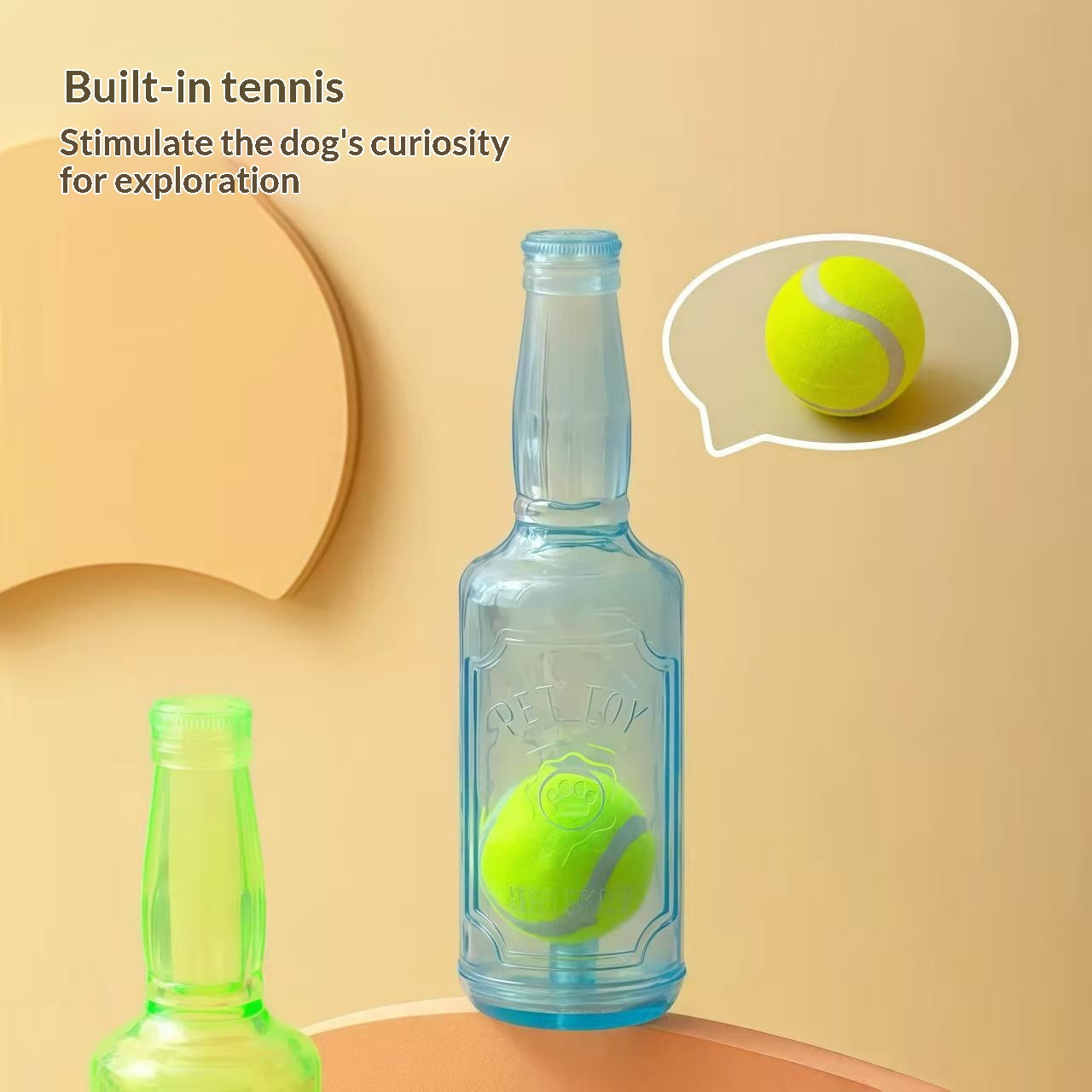 Squeaky Chew Tennis Ball for Pets