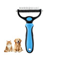 Pet Dematting Comb for Dogs & Cats - Undercoat Grooming Brush