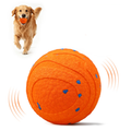 Interactive Automatic Bouncing Dog Ball, Motion Activated Self Moving Toy For Boredom & Separation Anxiety, Durable Chew