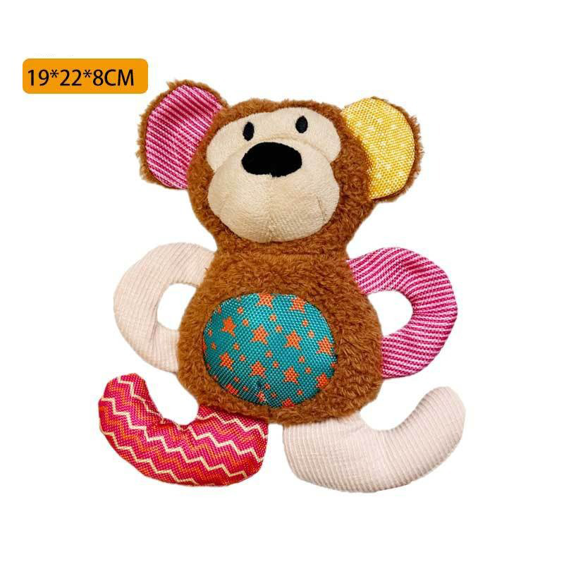 Squeaky Stuffed Crinkle Dog Toy