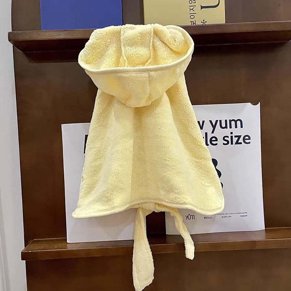 Quick-Dry Pet Bath Towel for Dogs & Cats